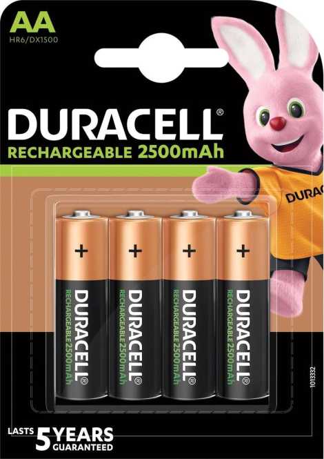 Mignonzelle Akku Recharge Ultra AA B4 2.500 mAh Precharged 4 Stk 