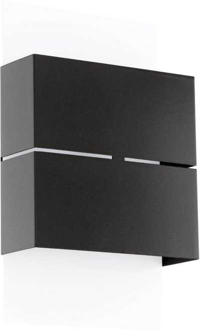 Außen-LED-Wandleuchte weiß/anthrazit KIBEA LED-Modul 2x2,5W IP44 