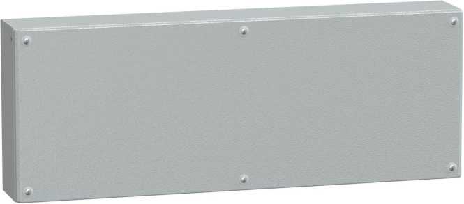 SBM Industriegehäuse Stahlblech RAL7035 ohne Montageplatte H300 x B800 x T120 mm 