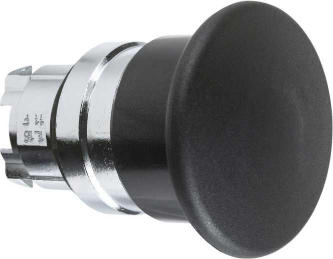 Pilztaster Ø 40mm schwarz ZB4-BC2 