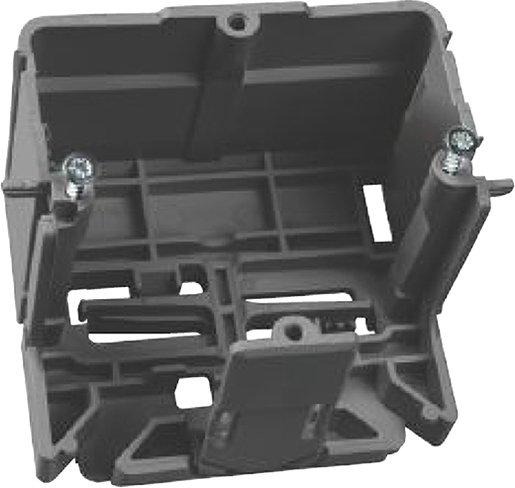 Geräteeinbaudose C-Profil Daten für UP-E mit Rahmen 55x64x71mm schwarz 
