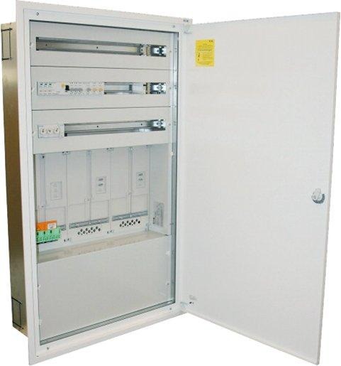 Aufputz Heimverteiler Niederösterreich Grau Ausführung Ybbs+ 3ZP 3NZR 