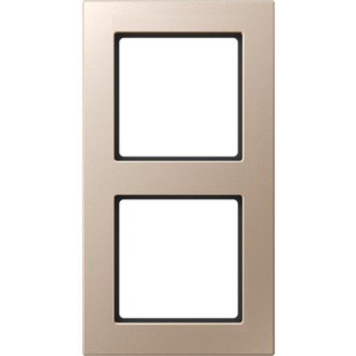 2-fach Rahmen Serie A A creation champagner 