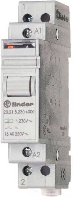 Stromstoßschalter für DIN-Schiene 1S 16A An/Aus für 230 V AC Serie 20 