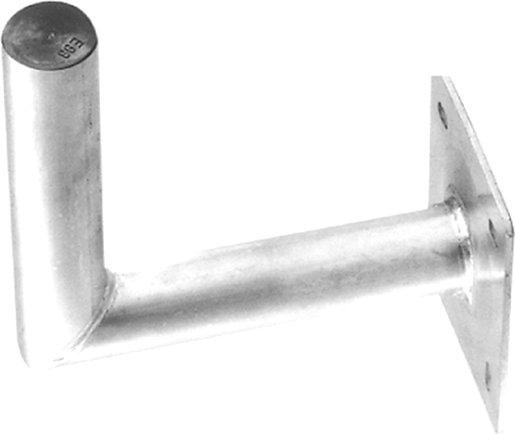 ALU Wandhalterungen Ø 50 mm Wandabstand 15 cm 