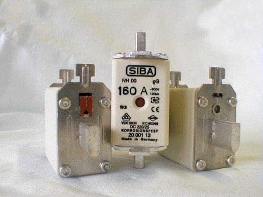 NH-Sicherung gG Gr.00 Typ NH00 160A Kombimelder 