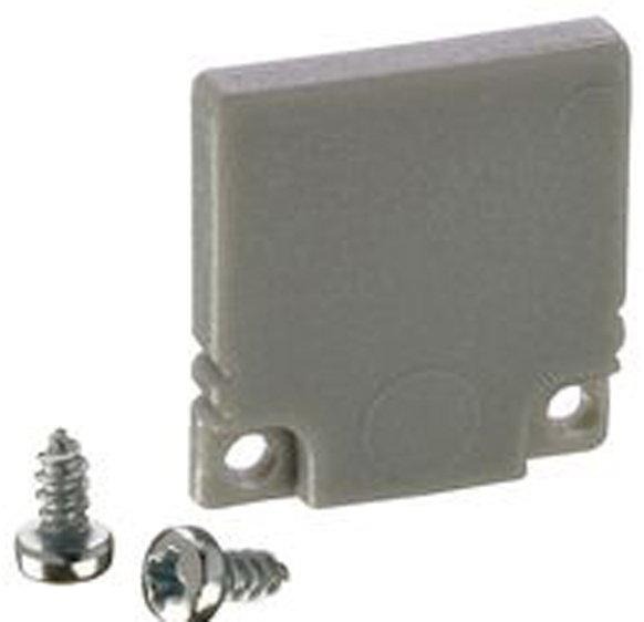 BARdolino Endkappen hoch 2xgrau inkl. 4 Schrauben im Polybeutel 