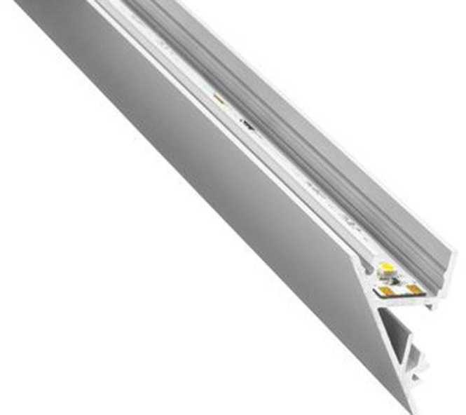 Walllight 2.0 Aluminiumprofil 2000x23,4x37,2mm Voutenprofil mit int 