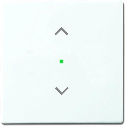 Wippe 1-fach future linear Symbol Jalousie studioweiß 