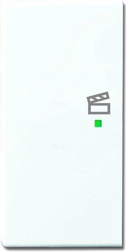 Wippe 2-fach future linear links Symbol Szene studioweiß 