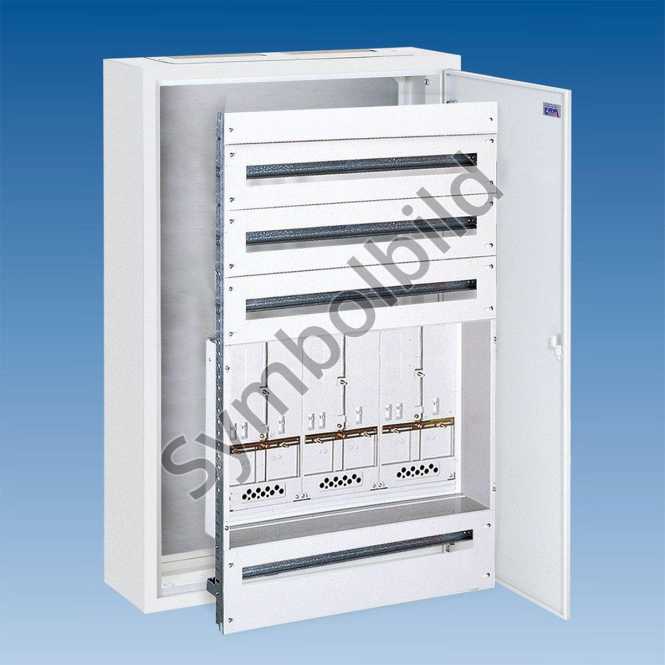 Aufputzverteiler Vorarlberg komplett mit 3 Zählerplätze VKW 