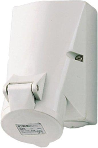 CEE-Wandsteckdose 16A 5p 1h 400V IP44 