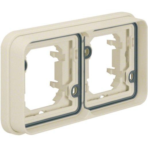 Rahmen 2-fach waagerecht für UP - Montage 