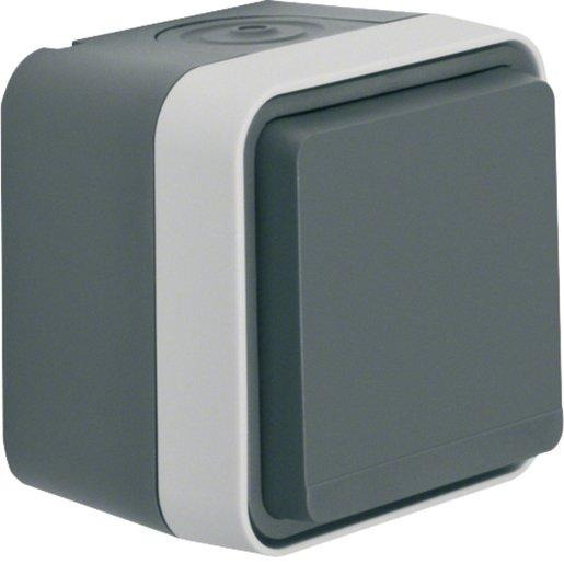 Steckdose SCHUKO mit Klappdeckel AP 