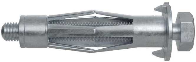 Hohlraum-Metalldübel mit Sechskantschraube 8x54 
