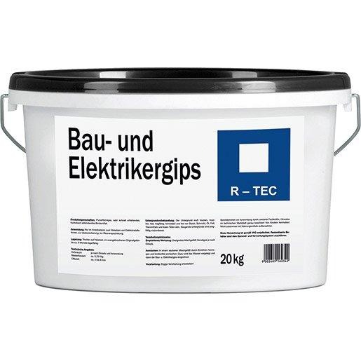 Bau- und Elektrikergips 20 kg Kübel 