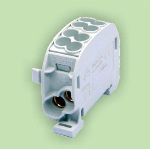 E-Term Hauptleitungsklemme ZK fingersicher 1pol/4-fach 25mm² 