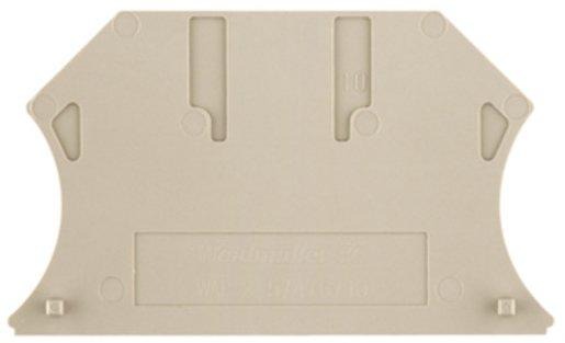 Abschluss- und Zwischenplatte (Klemmen) Abschlussplatte 24,5 x 1,5 mm 