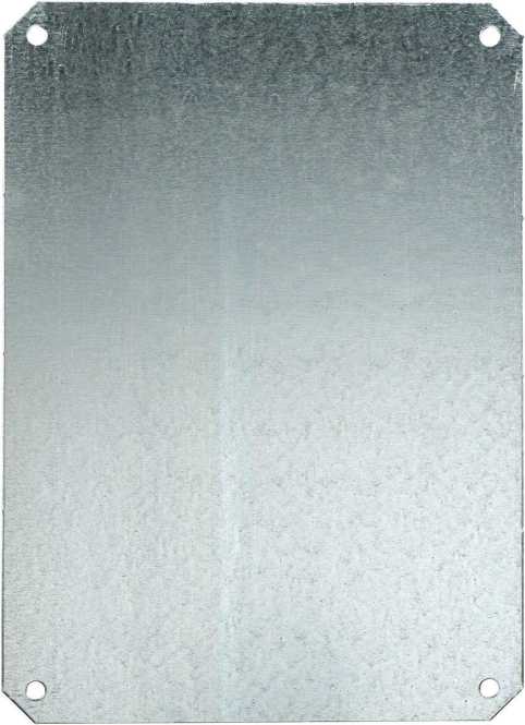 Metallmontageplatte für PLS-Gehäuse 27 x 36cm 