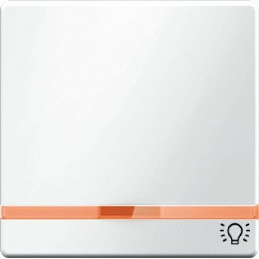 Wippe mit 2 beiliegenden Linsen und Aufdruck Symbol Licht Berker Q.1/Q 