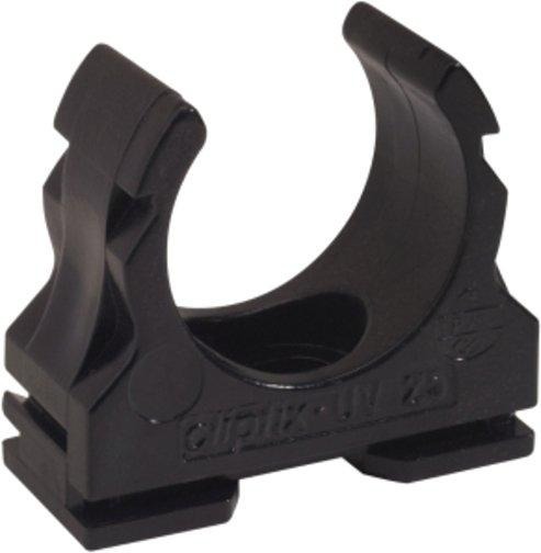 Klemmschelle clipfix UV 20 schwarz 