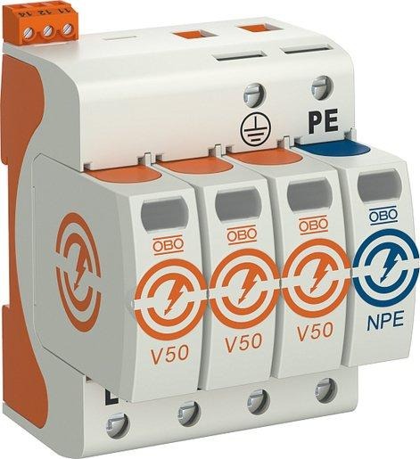 Kombiableiter V50 3-polig+NPE mit FS 280 V 