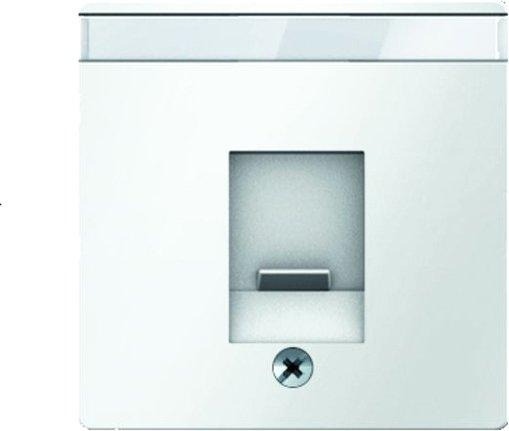 Zentralstück mit Staubschutzschieber und Beschriftungsfeld Q.1/Q 