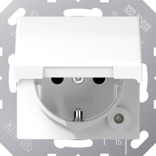 SCHUKO Steckdose 16 A 250 V mit Klappdeckel 