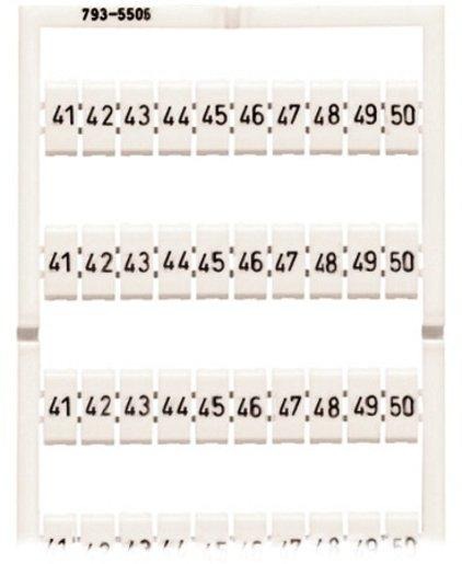 WMB - Multibeschriftungssystem Aufdruck waagerecht 41 - 50 