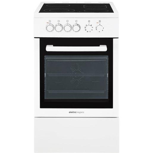 Standherd mit Glaskeramikkochfeld HSC 51082 W 