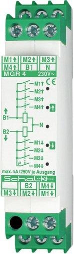 Motor - Gruppen Relais für 4 Motoren 
