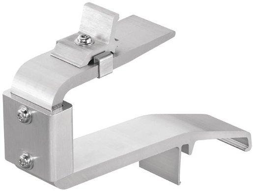 Montagesystem Dachhaken Aluminium PRO für 7 PV Module 