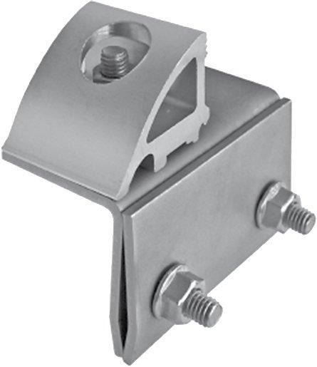 Montagesystem Schrägdach Blechfalzklemme für 3 PV Module 