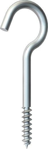 Deckenhaken mit Holzschraubengewinde 3,9x60mm St G 