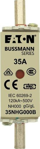 Sicherungseinsatz Niederspannung 35 A AC 500 V NH000 gL/gG IEC 