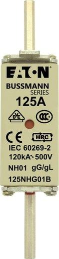 Sicherungseinsatz Niederspannung 125 A AC 500 V NH01 gL/gG IEC 