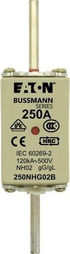 Sicherungseinsatz Niederspannung 250 A AC 500 V NH02 gL/gG IEC 
