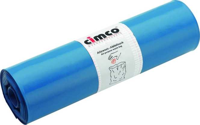 Allzweck-Müllsack 25 Stk. 80my Inhalt 120 l blau 700 x 1100 mm 