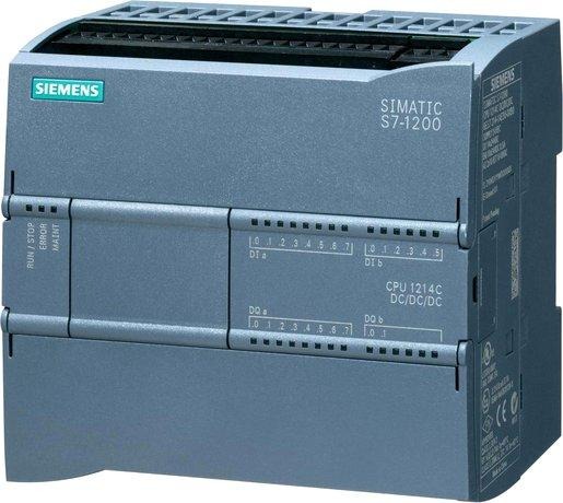 S7-1200 CPU 1214C DC/DC/REL 14DI / 10DO / 2 AI Versorgung 20,4-28,8VDC 