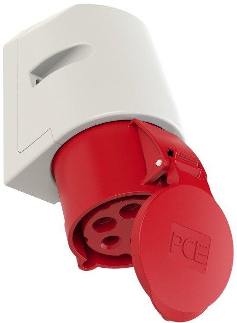 Wandsteckdose 32A 5p 6h IP44 