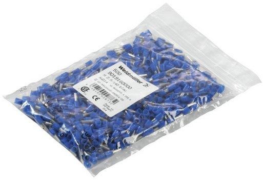 Aderendhülse Zwillings-Aderendhülse 1.5 mm² Abisolierlänge 15 mm schwarz 