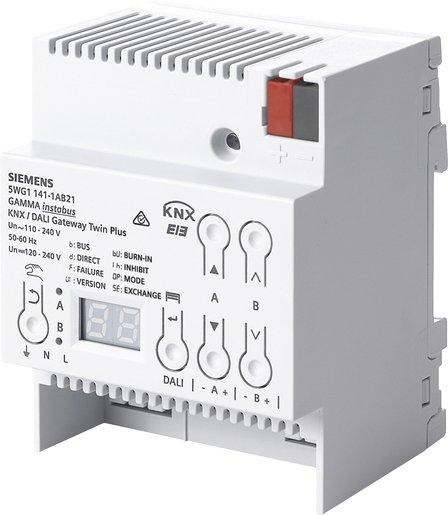 KNX DALI Gateway twin plus 2-Kanal für 2x 64 elektr. Vorschaltgräte (EVGs) REG 