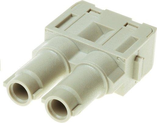 Han 70 A Axial Modul Buchse 2 Kontakte 70 A 1000 V 