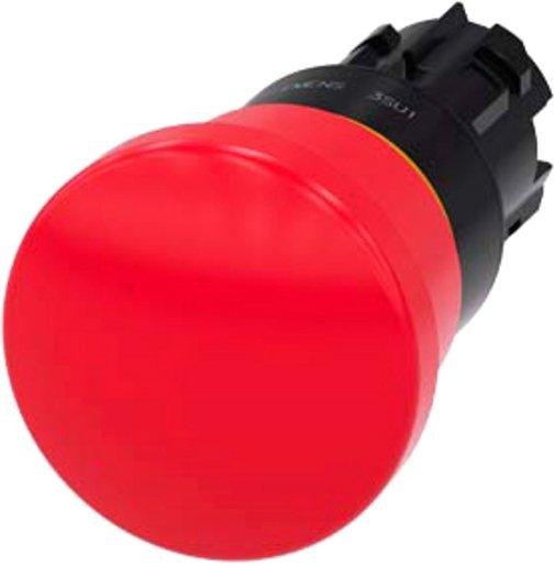 NOT-HALT Pilz-Drucktaster 22mm rund KST rot 40mm Zugentriegelung 