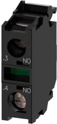 Kontaktmodul 1 Schaltglied 1S Schraubanschluss für Frontplattenbefest. 