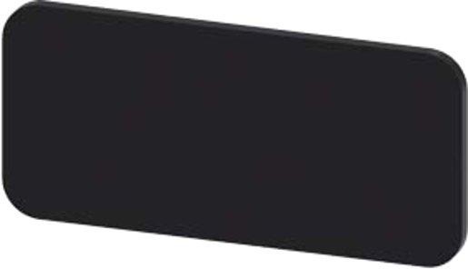 Bezeichnungsschild für Schildgröße 12,5x27mm schwarz ohne Aufschrift 