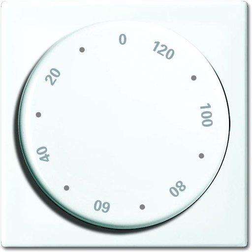 Abdeckung für Zeitschaltuhr 120 Min. alpinweiß 