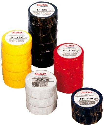 PVC - Isolierband grün/gelb D 0,15 B 15mm L 10m 