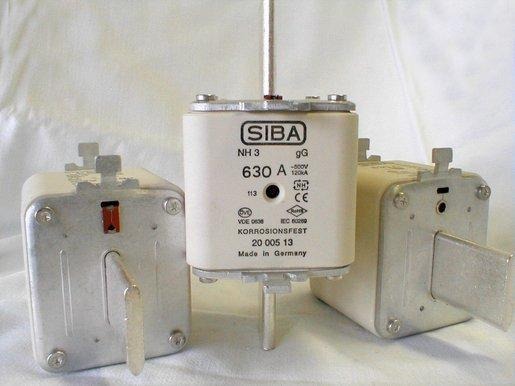 Niederspannungs Sicherungseinsatz m. Messerkontakten Betriebsklasse gG 