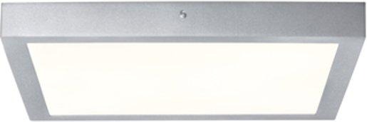 Deckenleuchte Lunar LED 400x400mm 21,8W 3000K 1700lm Chrom matt 